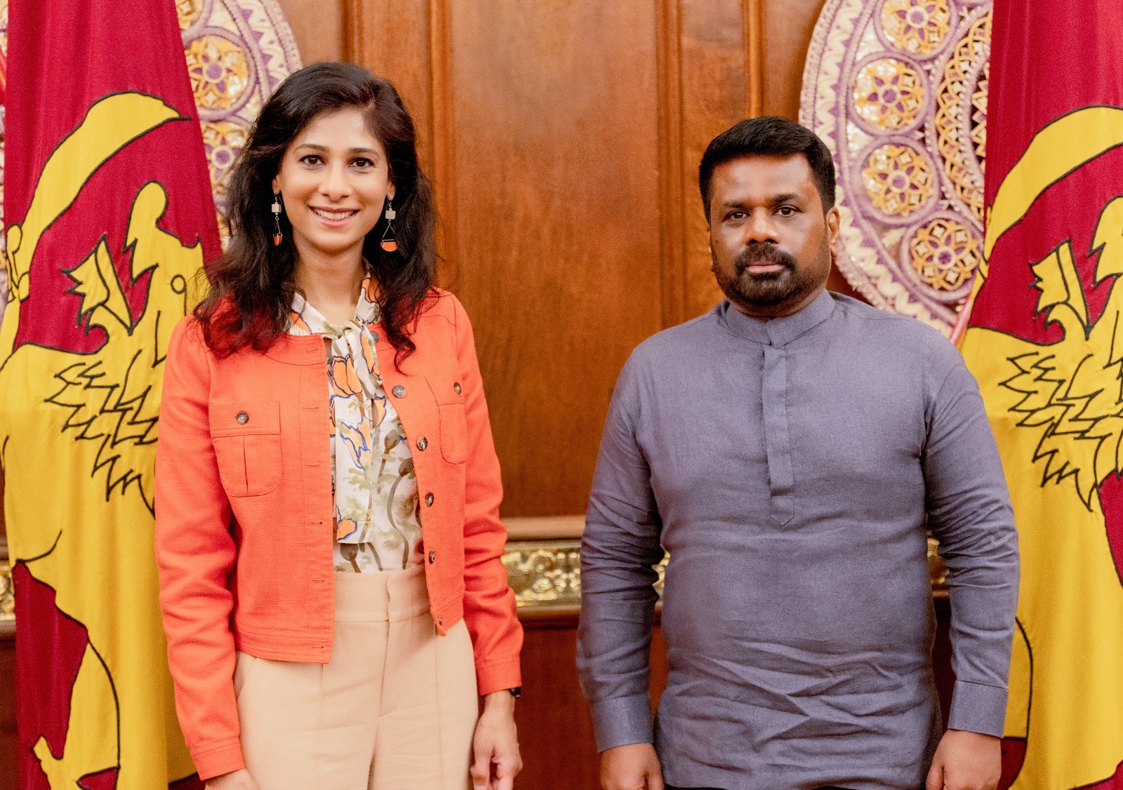 අර්බුදයෙන් ගොඩ ඒමට ගන්නා උත්සාහය ජාත්‍යන්තර මූල්‍ය අරමුදල අගය කරනබවට නියෝජ්‍ය කළමනාකාර අධ්‍යක්ෂ ආචාර්ය ගීතා ගෝපිනාත් ගෙන් ප්‍රකාශයක්