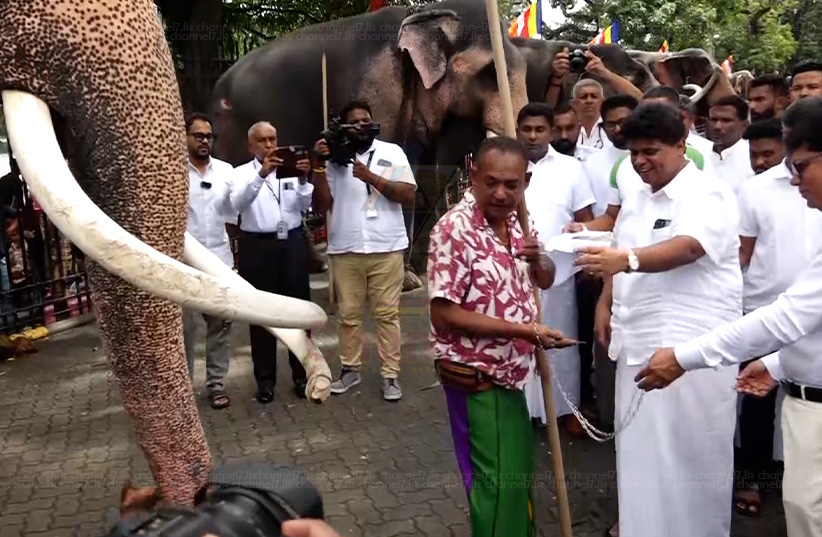 කතරගම වාසනාට දළදා මාලිගයෙන් සම්මාන පළඳනාවක්